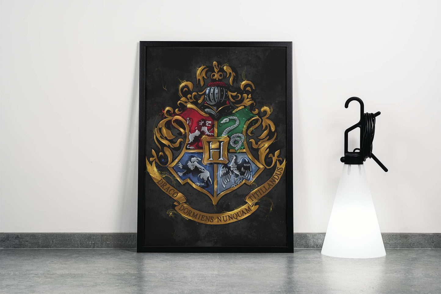 Harry Potter Hogwarts Crest Art Poster Frame