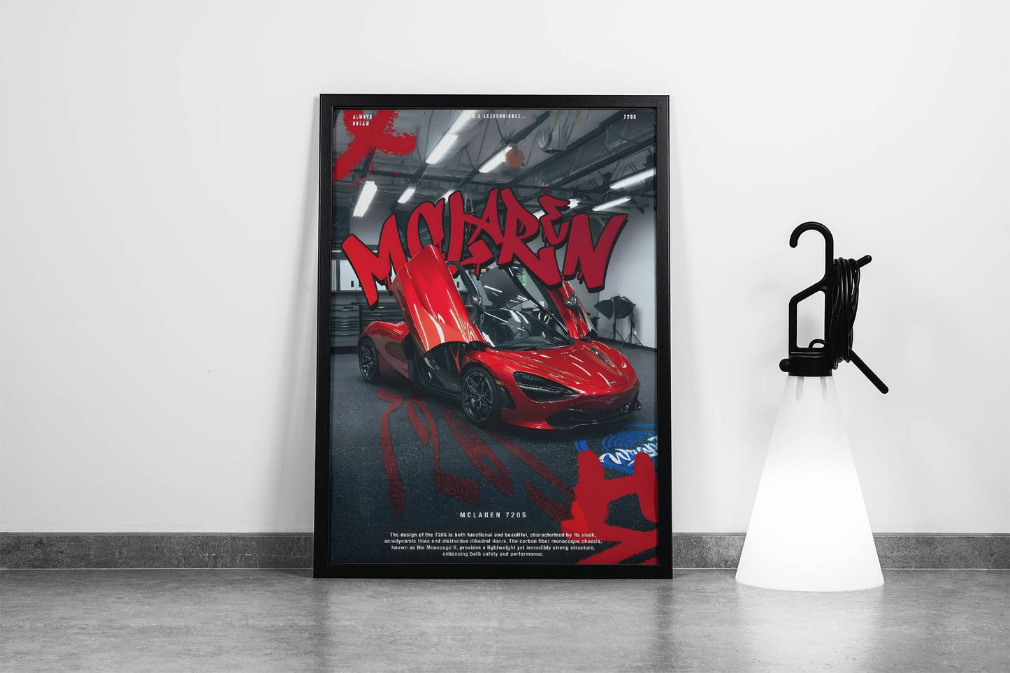McLaren 720S Poster Frame