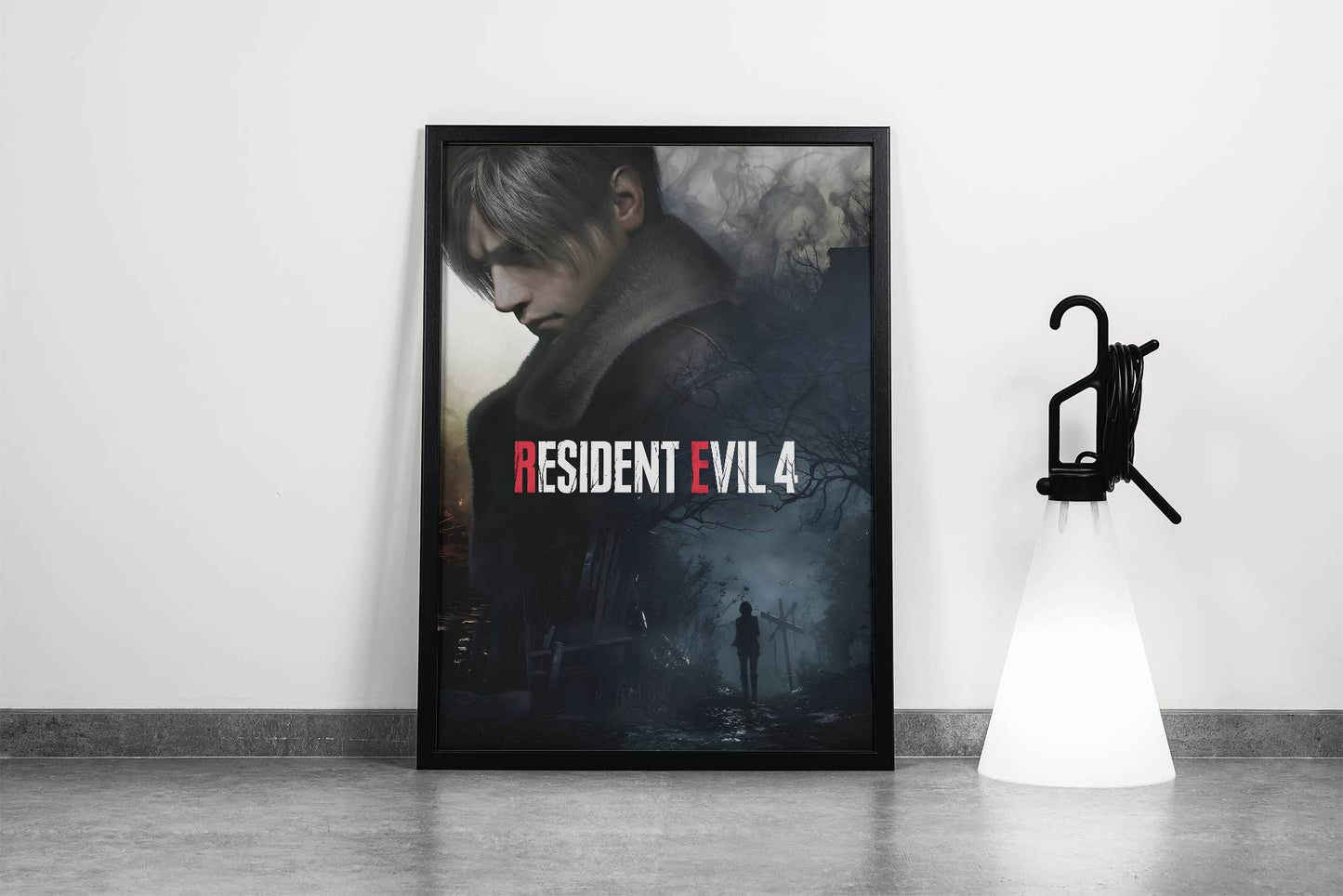Resident Evil 4 Horror Game Poster Frame