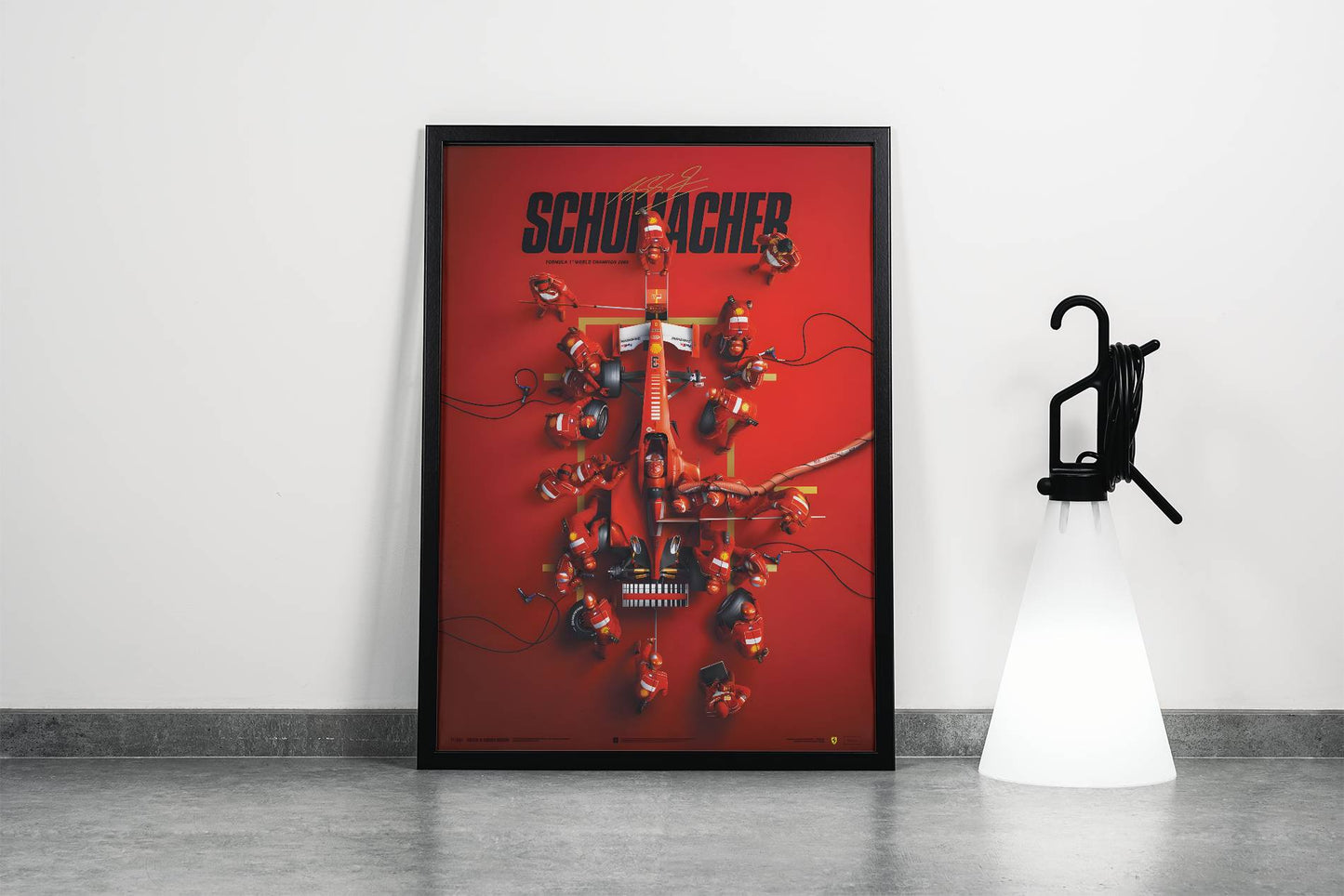 Schumacher F1 Legend Poster Frame