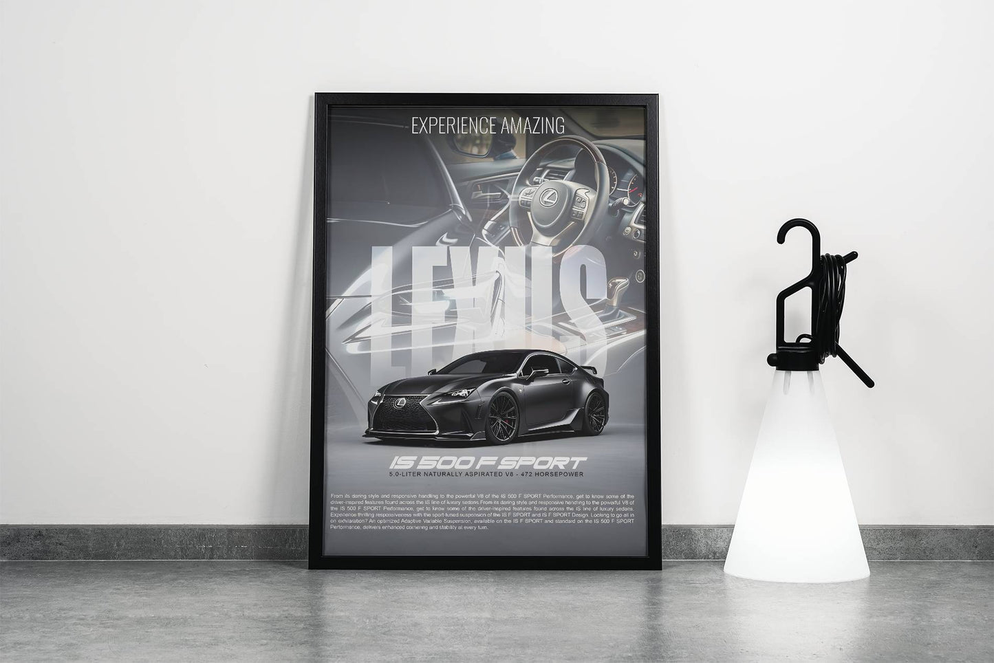 Lexus Sports Car Poster Frame
