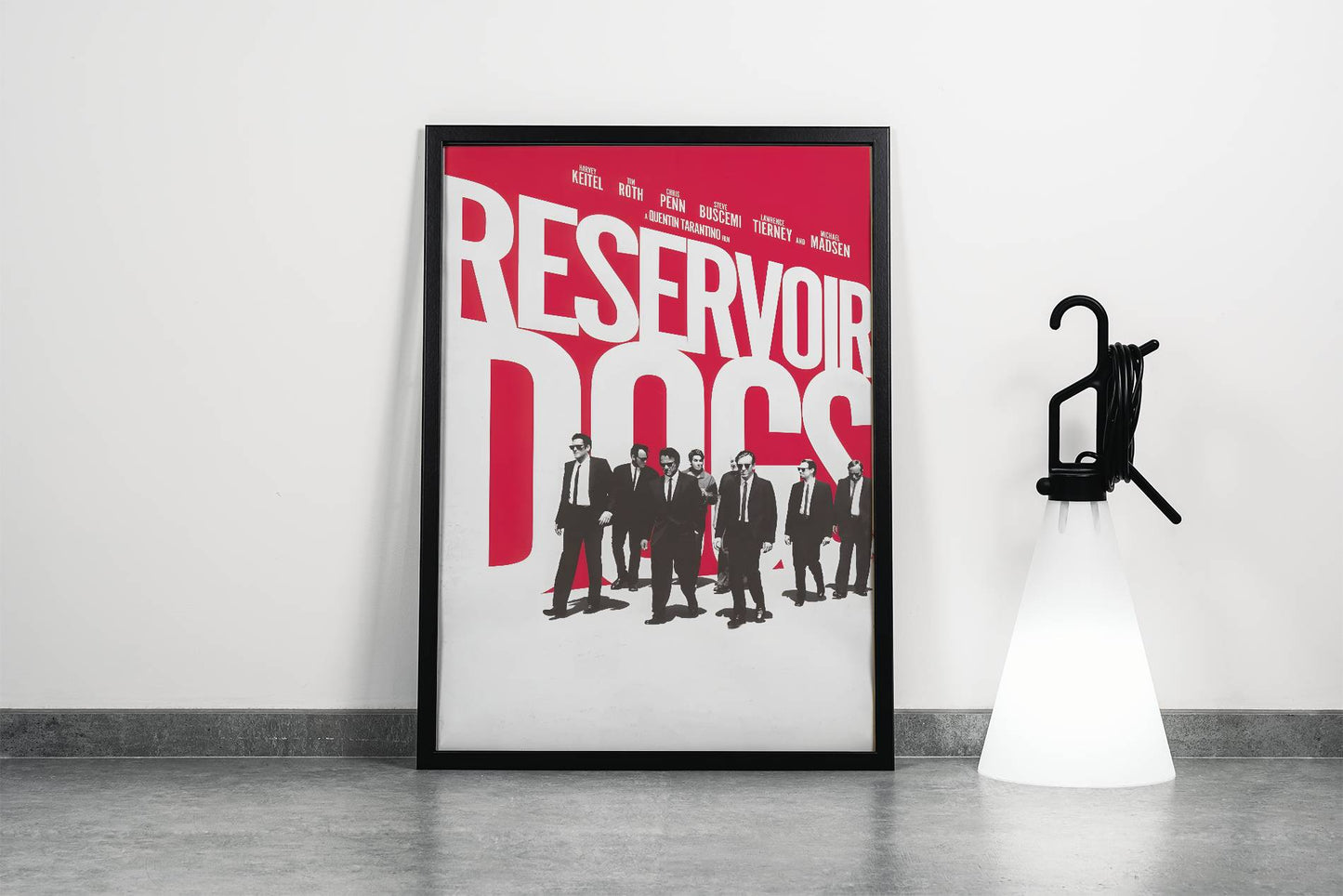 Reservoir Dogs Tarantino Classic Black Suit Movie Poster Frame