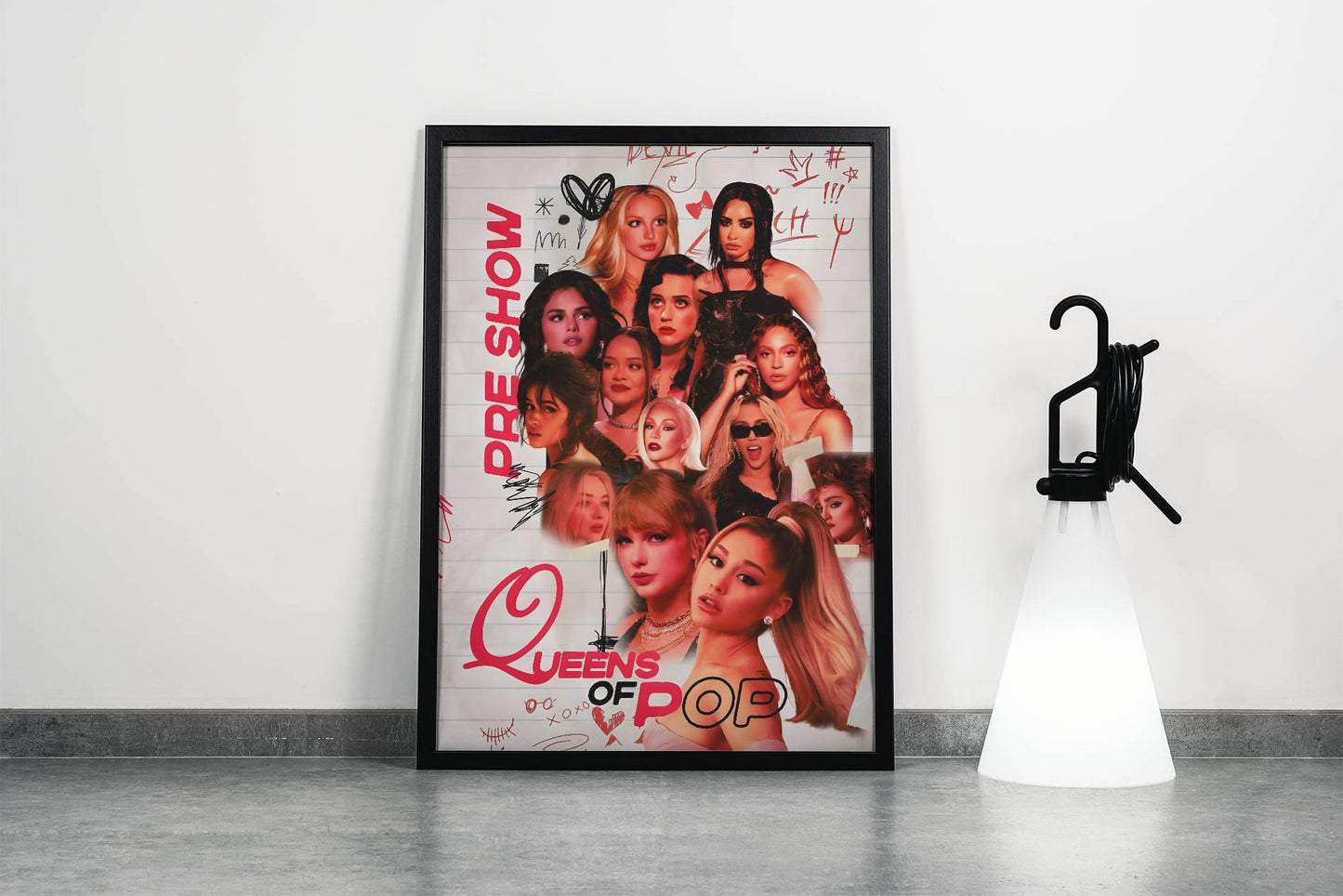 Queen of Pop Collage Frame