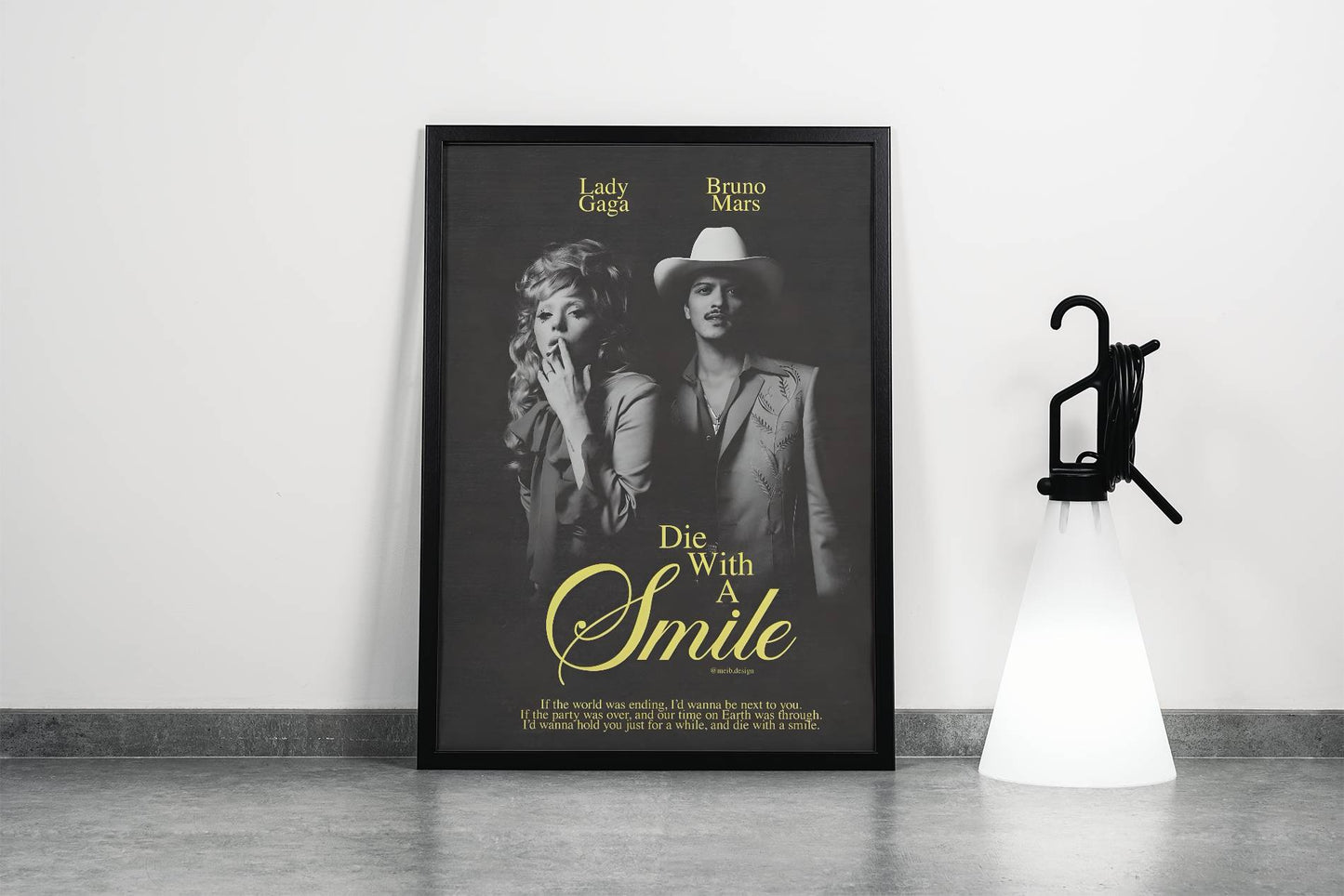 Lady Gaga Bruno Mars Die With a Smile Frame