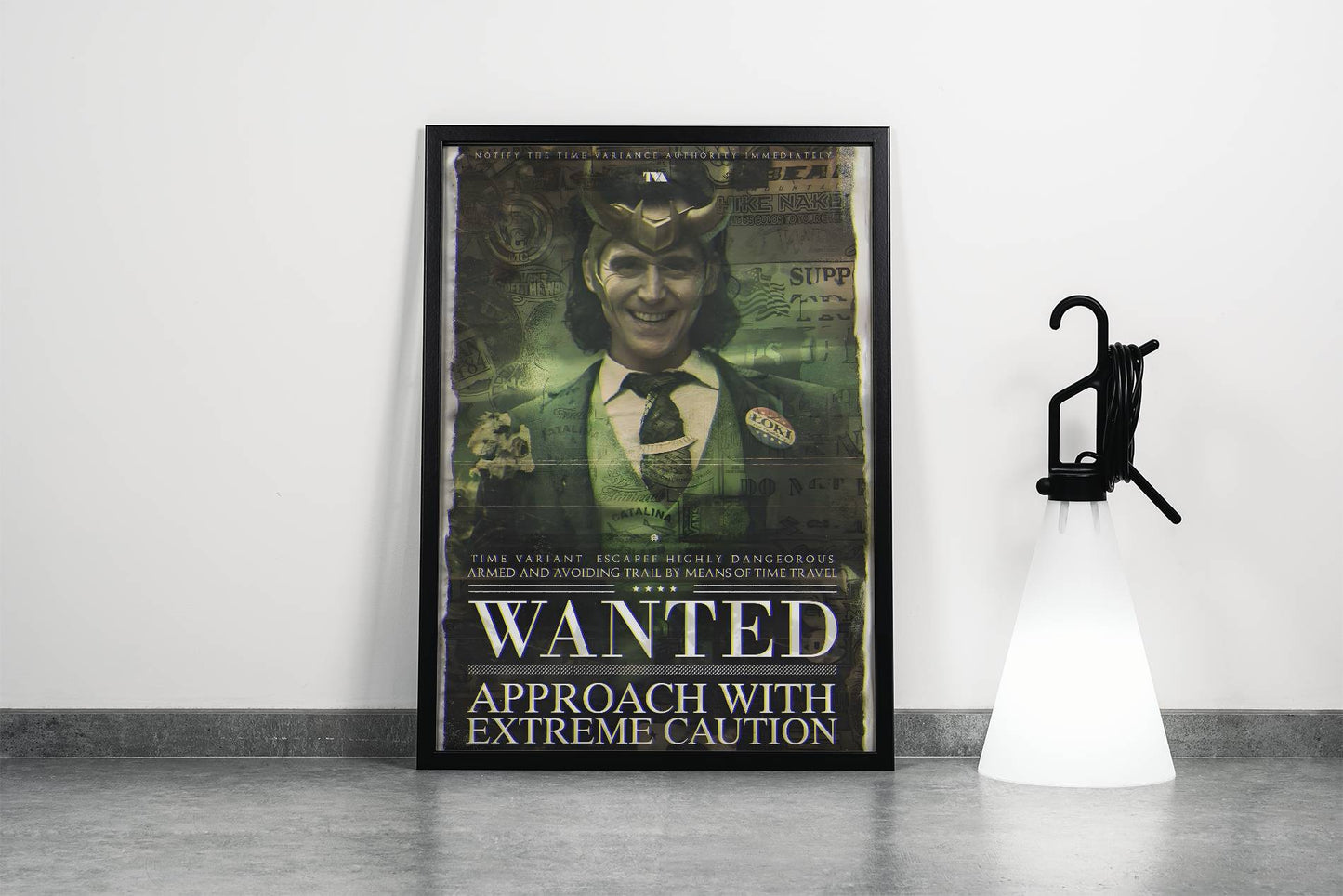 LOKI Wanted Poster Frame