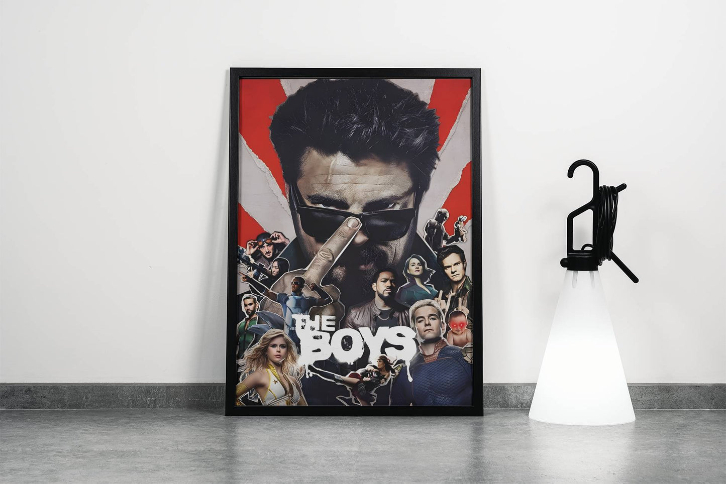 The Boys Dark Superhero Drama Show Poster Art Frame