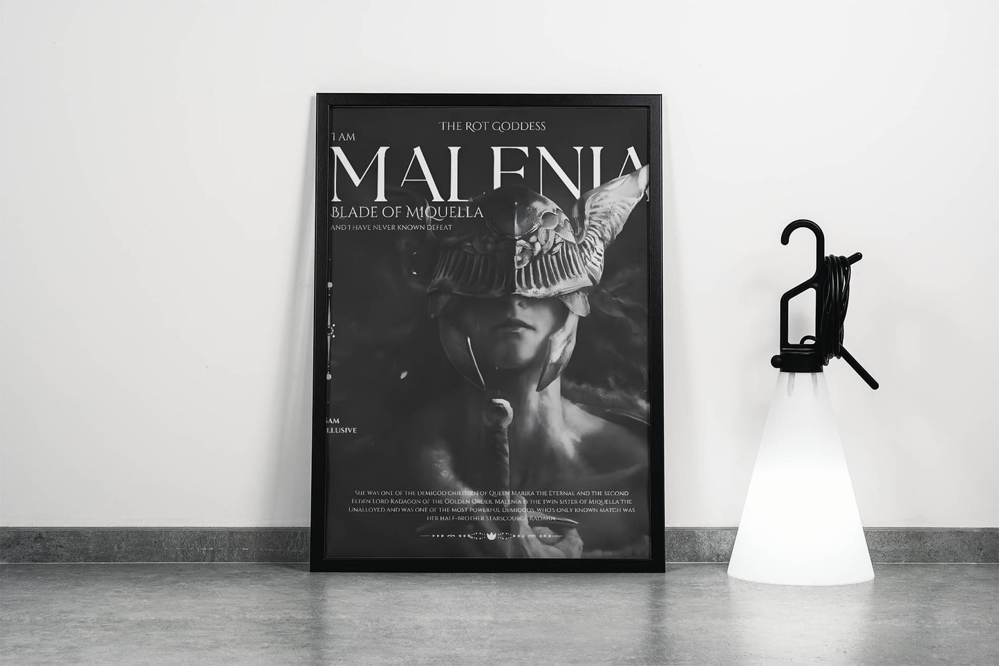 Malenia Blade of Miquella Elden Ring Poster Frame