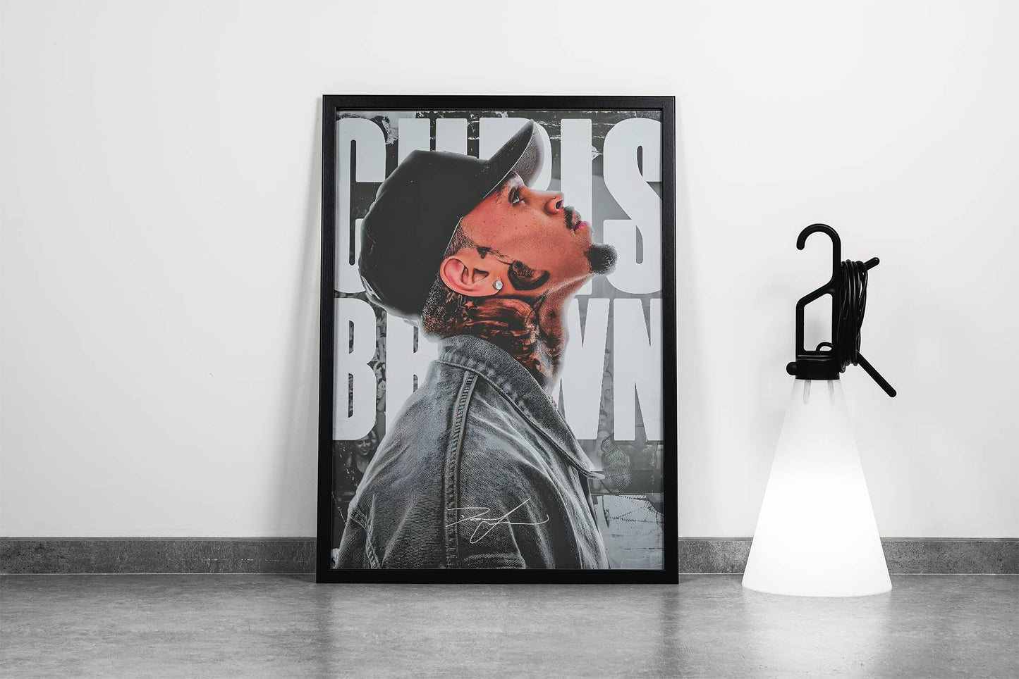 Chris Brown Poster Frame