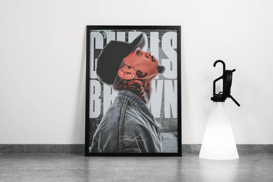 Chris Brown Poster Frame