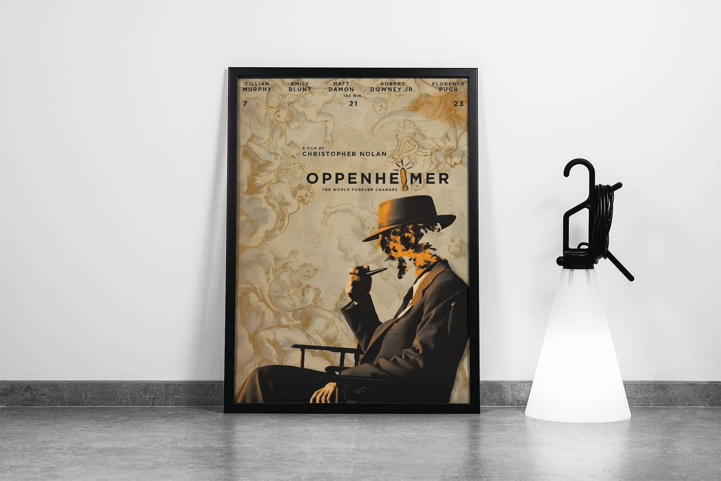 Oppenheimer The Movie Contemplative Art Frame