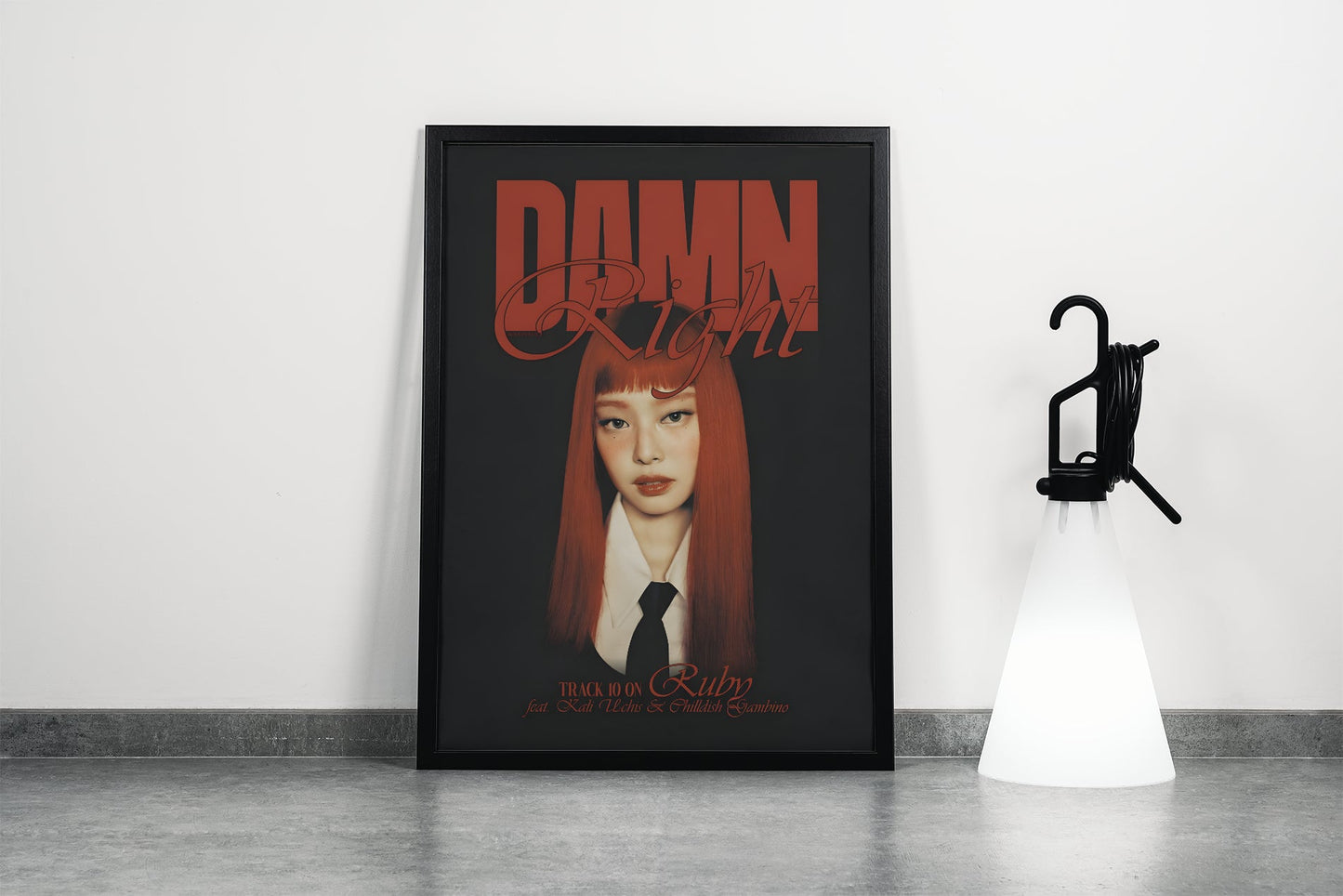 Jennie DAMN RIGHT Album Frame