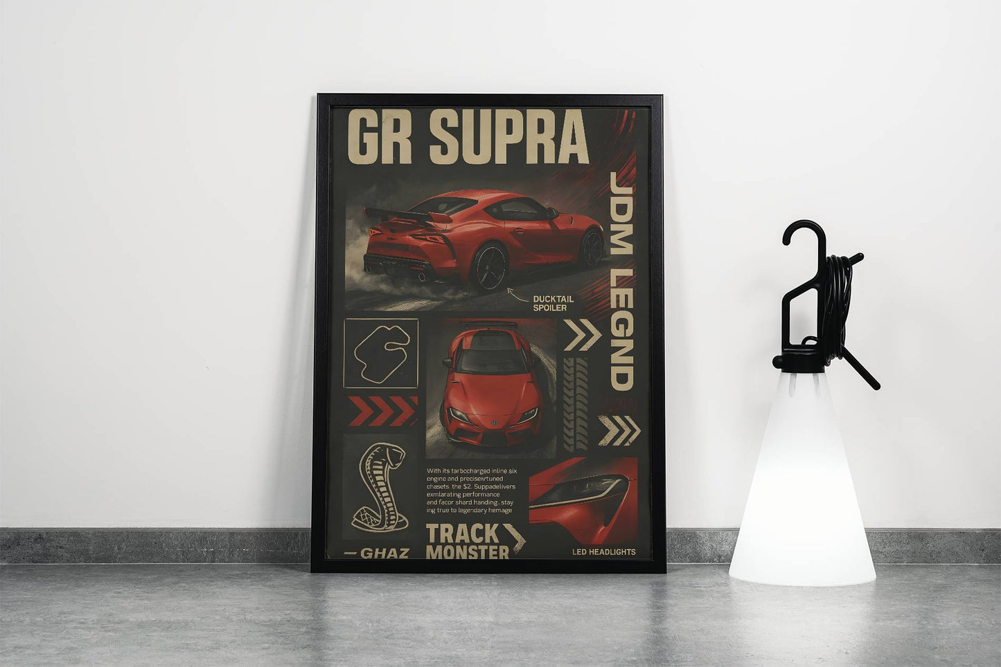 Dr Supra Toyota Poster Frame