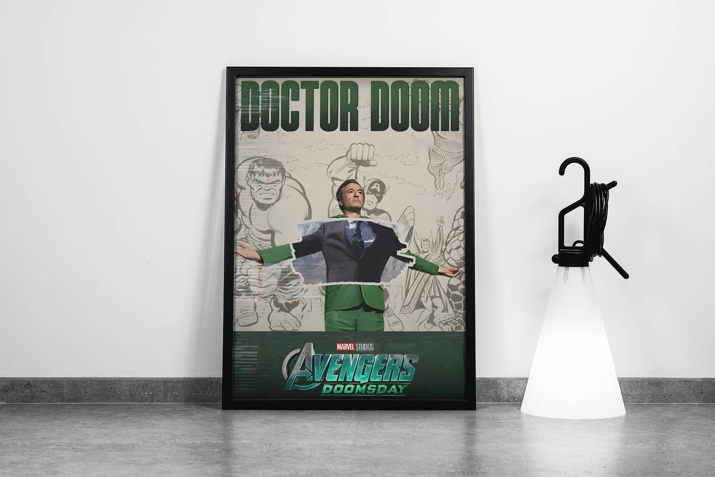 Avengers Doomsday Comic Poster  Frame